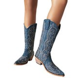 Bottes Type Santiags pour Femme Style Western