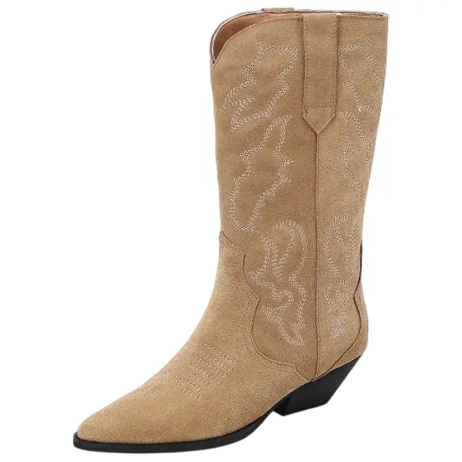 Bottes Western Cuir Femme Le