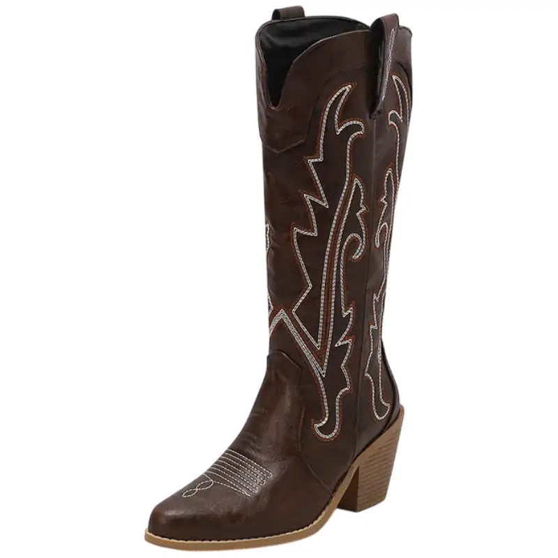 Bottes Western Cowboy Femme Tony Llama - Marron - Taille 9.5 - H3408