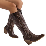 Bottes Western Marron pour Femme Look Country