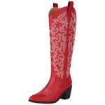 Bottes Western Rouges pour Femme