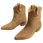 Bottines Cowboy Camel pour Femme