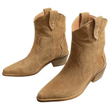 Bottines Cowboy Camel pour Femme