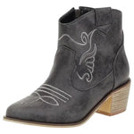 Bottines Chelsea Style Western pour Femme