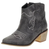 Bottines Chelsea Style Western pour Femme