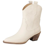 Bottines Cowboy Beiges