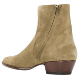 Bottines Cowboy Homme Beige Style Chelsea