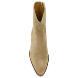 Men's Beige Cowboy Ankle Boots
