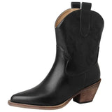 Bottines Cowboy Noires