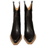 Bottines Cowboy Noires Look Cowgirl