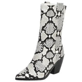 Bottines Cowboy Serpent
