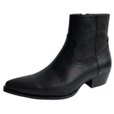 Bottines Western Homme en Cuir