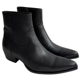 Bottines Western Homme en Cuir Look Cowboy