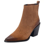 Bottines Santiags Camel pour Femme