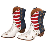 Bottines Style Cowboy pour Femme Look Country