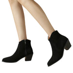 Bottines Style Santiags Noires