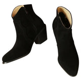 Bottines Style Santiags Look Cowgirl