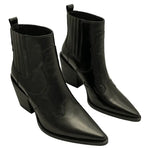 Bottines Style Western Look Country pour Femme