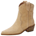 Bottines Western Beiges