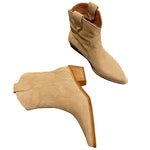 Bottines Western Beiges Look Cowgirl