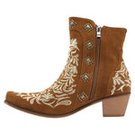 Bottines Western Camel avec Broderies