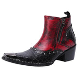 Bottines Western Cloutées