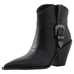 Bottines Western en Cuir pour Femme
