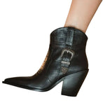 Bottines Western en Cuir pour Femme
