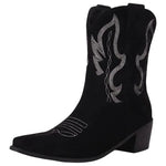 Bottines Western Noires pour Femme