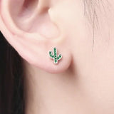 Boucles d'Oreilles Cactus