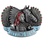 Boucle de Ceinture Western Sitting Bull