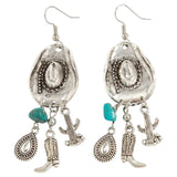 Boucles d'Oreilles Country pour Femme