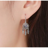 Boucles d'Oreilles Style Far West en Argent