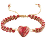Bracelet Amérindien Rouge pour Femme