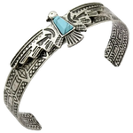 Bracelet Navajo Argent et Turquoise