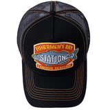 Casquette Américaine Noire Style Trucker