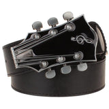 Ceinture Boucle Guitare Noire