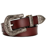 Ceinture Équitation Western Marron