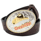 Ceinture Boucle Cowgirl Western pour Femme