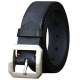Ceinture Western Large en Cuir Noir