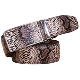 Ceinture Motif Serpent en Cuir