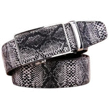 Ceinture Motif Serpent Noire