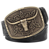 Ceinture Style Western avec Boucle Texanne