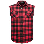 Chemise Western sans Manches pour Homme