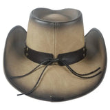 Chapeau Country en Cuir Style Western