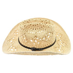 Chapeau Country Homme Beige en Paille