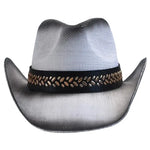 Chapeau Country Paille Blanc Vintage