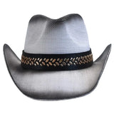 Chapeau Country Paille Blanc Vintage