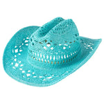 Chapeau Cowboy Femme Bleu Turquoise