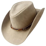 Chapeau de Cowboy Femme en Cuir